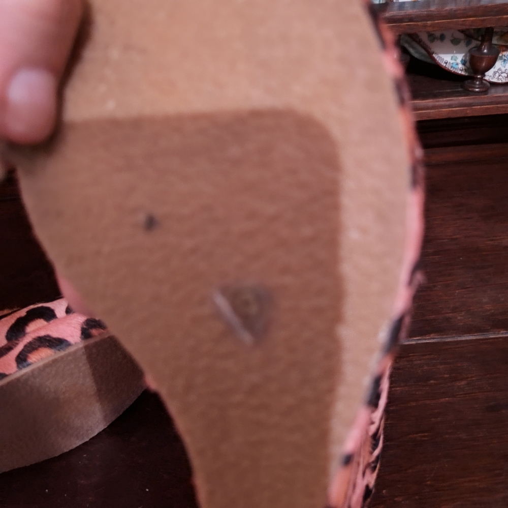Pink Leopard/Cheetah Wedge Pumps - Picture 11 of 12
